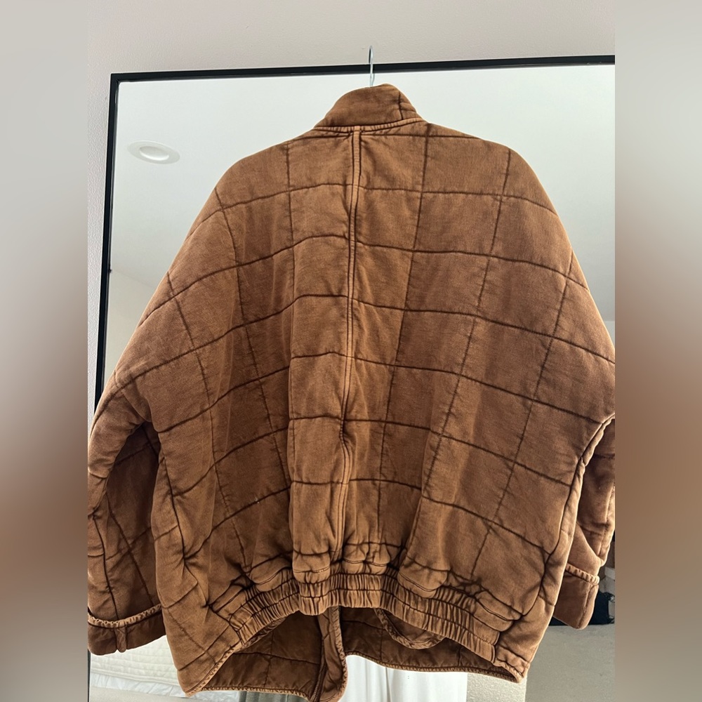 FREE PEOPLE DOLMAN QUILTED JACKET